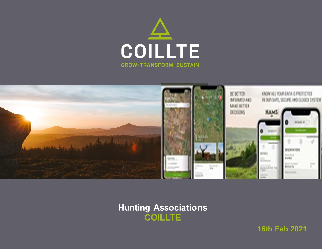 COILLTE UPDATE FOR HUNTING LICENCES