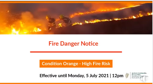 orange fire warning