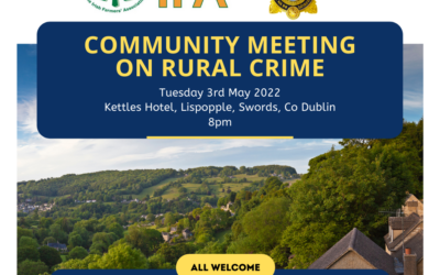 IFA TO HOST COMMUNITY MEETING ON RURAL CRIME MATTERS