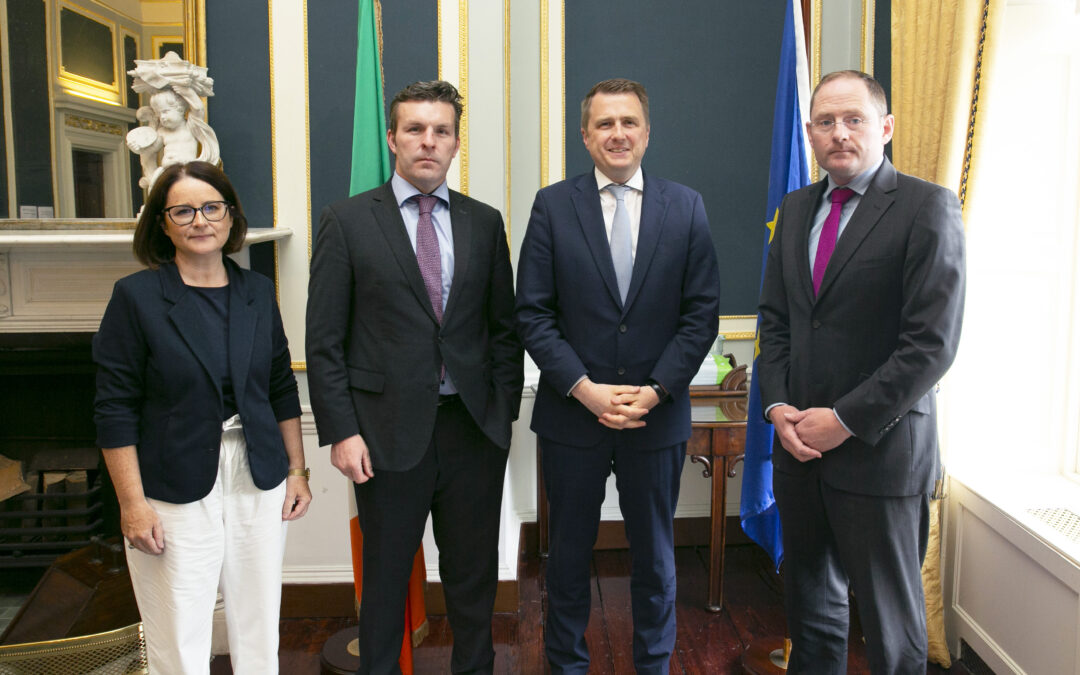 IFA Countryside Present Key Recommendations on Firearm Licensing to Minister of State at Department of Justice James Browne